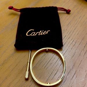Stainless steel Cartier love bracelet